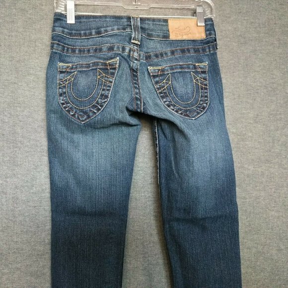 True Religion Ultra Low Rise Ankle Skinny Leg - Picture 7 of 12